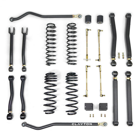 Jeep Wrangler 4XE 2.5 Inch Overland Plus Lift Kit 2021+ JL Clayton Off Road - Image 1