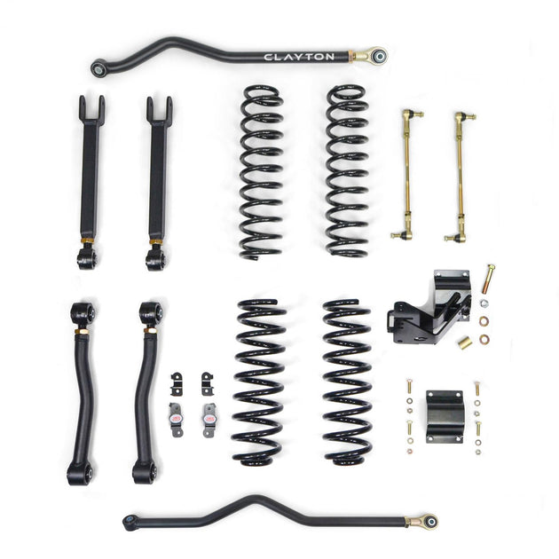 Jeep Wrangler 4.5 Inch Ride Right+ Lift Kit 2007-2018 JK 2 or 4 Door Clayton Off Road - Image 1
