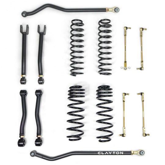 Jeep Wrangler 2.5 Inch Ride Right+ Lift Kit 2018+ JL 2 or 4 Door Clayton Off Road - Image 1