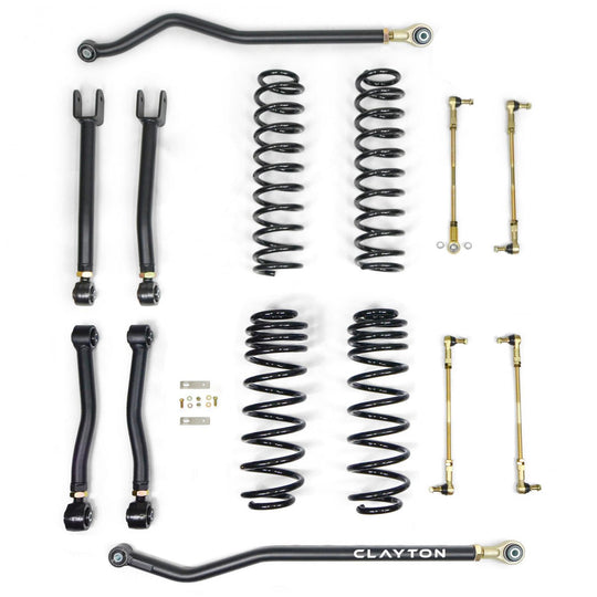 Jeep Wrangler 3.5 Inch Ride Right+ Lift Kit 2018+ JL 2 or 4 Door Clayton Off Road - Image 1
