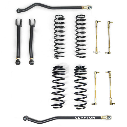 Jeep Wrangler 4XE 2.5 Inch Ride Right+ Lift Kit 2021+ JL Clayton Off Road - Image 1