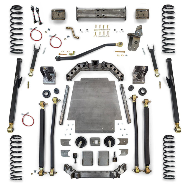 Jeep Cherokee 8.0 Inch Long Arm Lift Kit W/Rear Coil Conversion 1984-2001 XJ Clayton Off Road - Image 1