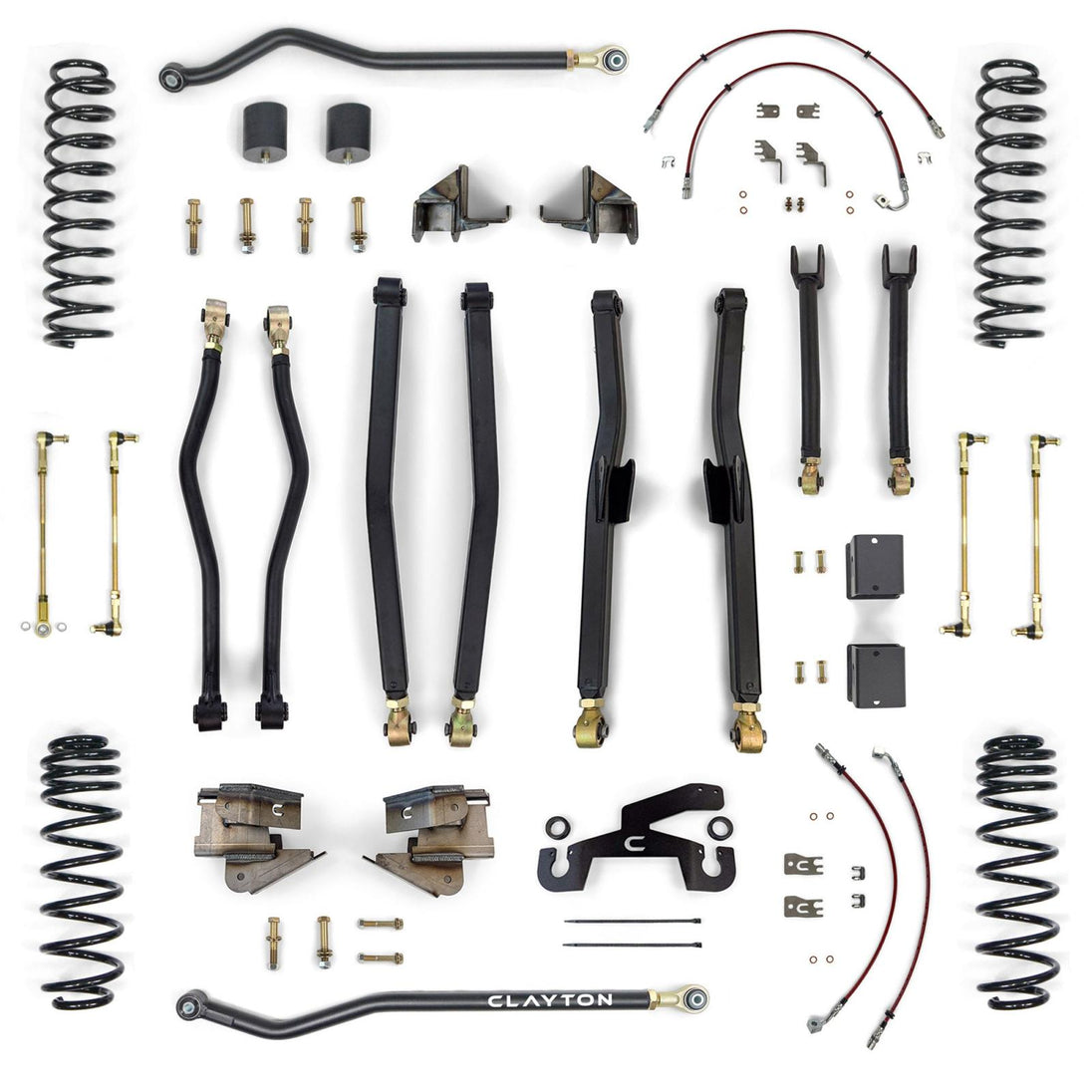 Jeep Wrangler Premium 2.5 Inch Long Arm Lift Kit 2018+ JL Clayton Off Road - Image 1