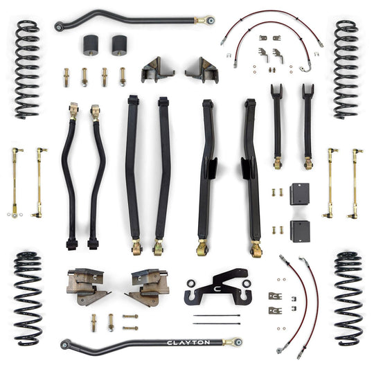 Jeep Wrangler Premium 2.5 Inch Long Arm Lift Kit 2018+ JL Clayton Off Road - Image 1