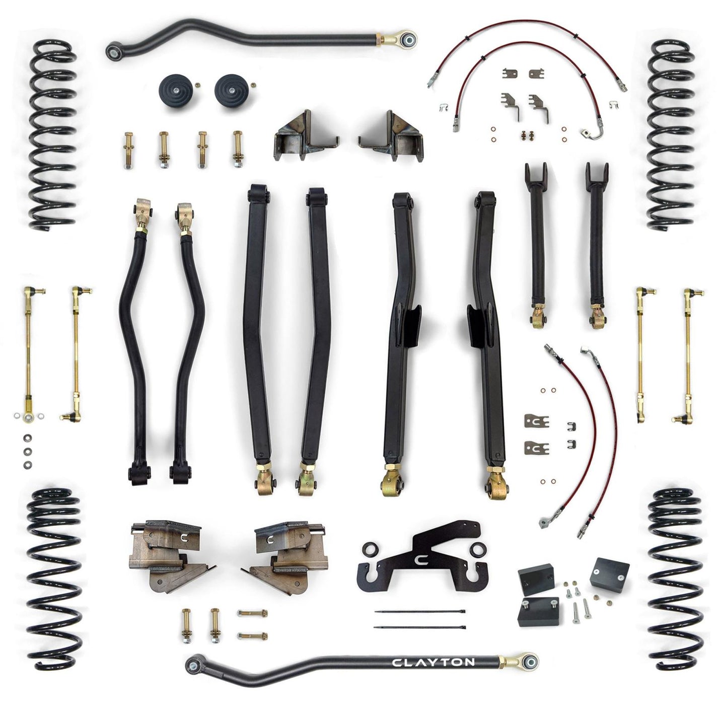 Jeep Wrangler 392 Premium 2.5 Inch Long Arm Lift Kit 2021+ JL Clayton Off Road - Image 1