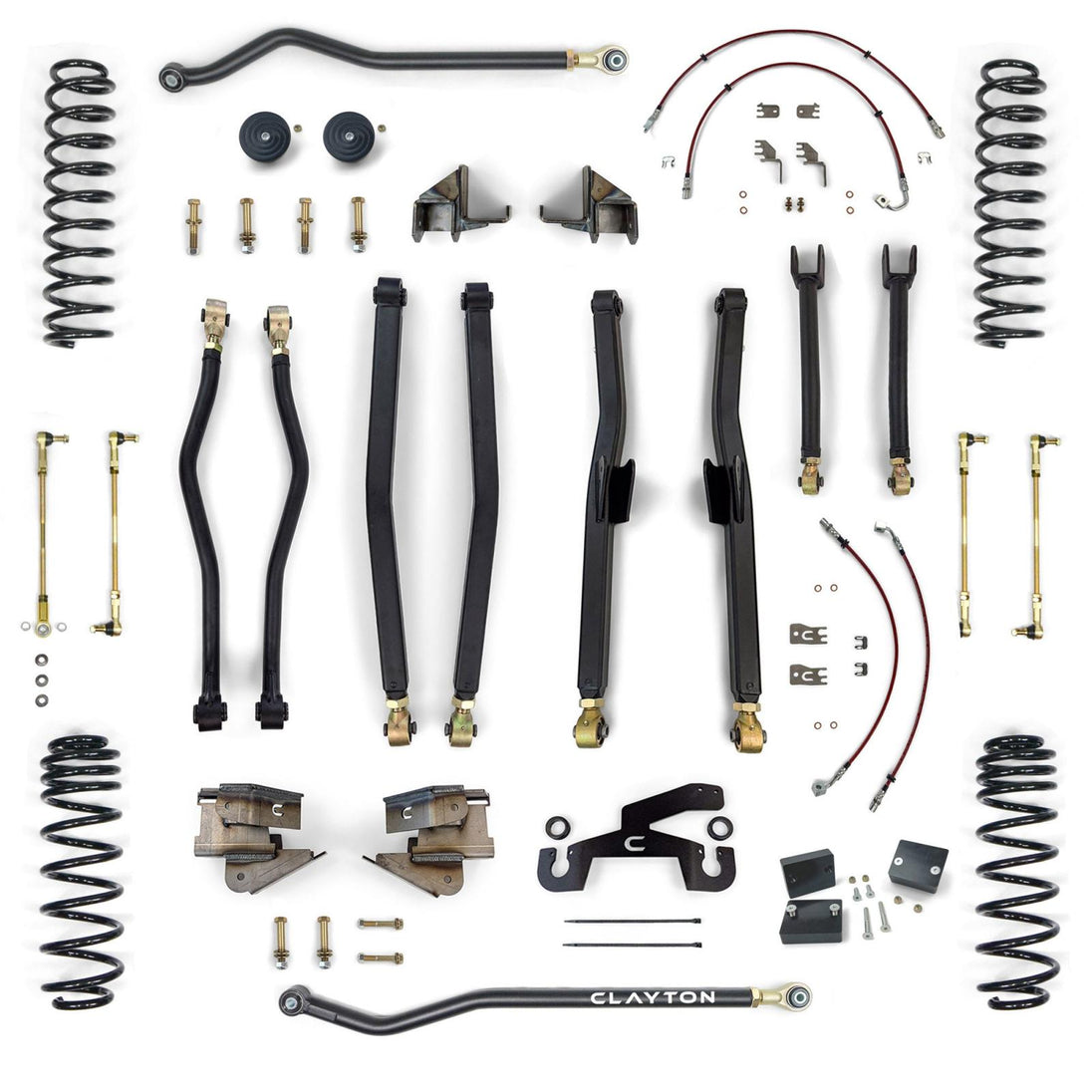 Jeep Wrangler 392 Premium 3.5 Inch Long Arm Lift Kit 2021+ JL Clayton Off Road - Image 1