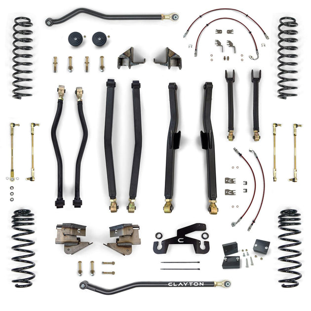 Jeep Wrangler 392 Premium 3.5 Inch Long Arm Lift Kit 2021+ JL Clayton Off Road - Image 1
