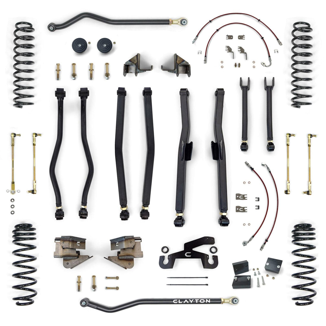 Jeep Wrangler 392 Overland Plus 2.5 Inch Long Arm Lift Kit 2021+ JL Clayton Off Road - Image 1