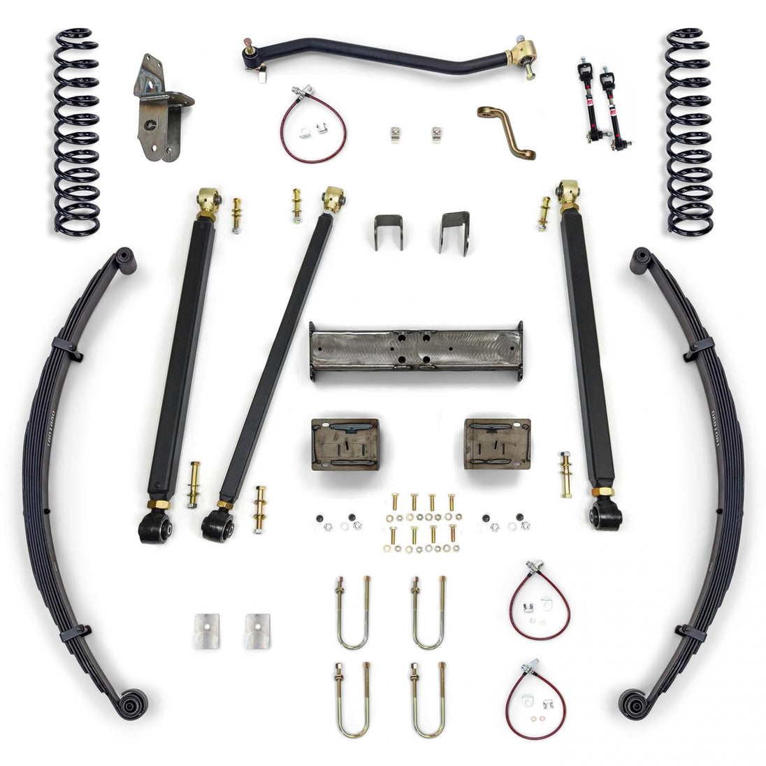 Jeep Cherokee 6.5 Inch Pro Series 3 Link Long Arm Lift Kit 1984-2001 XJ Clayton Off Road - Image 1