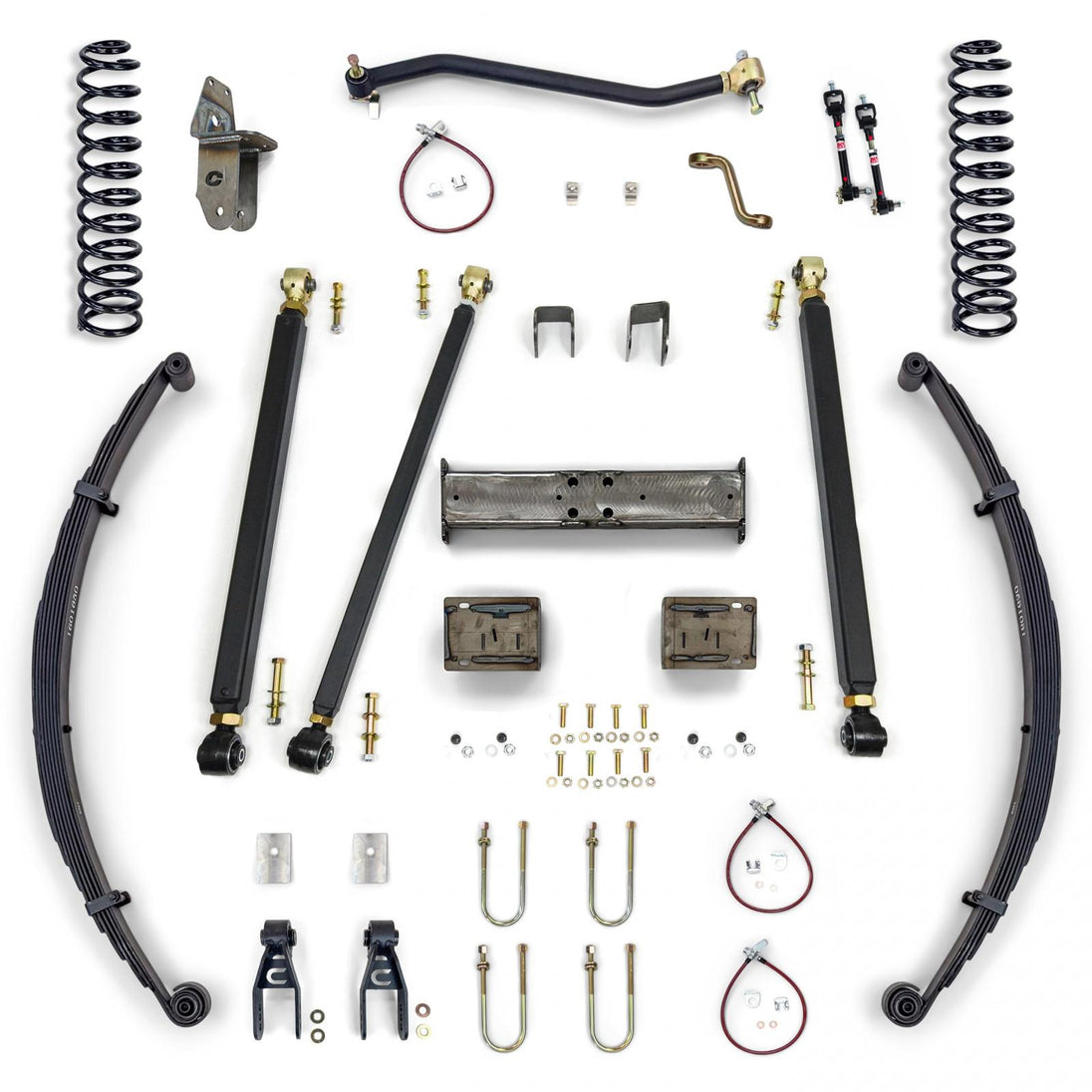 Jeep Cherokee 8.0 Inch Pro Series 3 Link Long Arm Lift Kit 1984-2001 XJ Clayton Off Road - Image 1