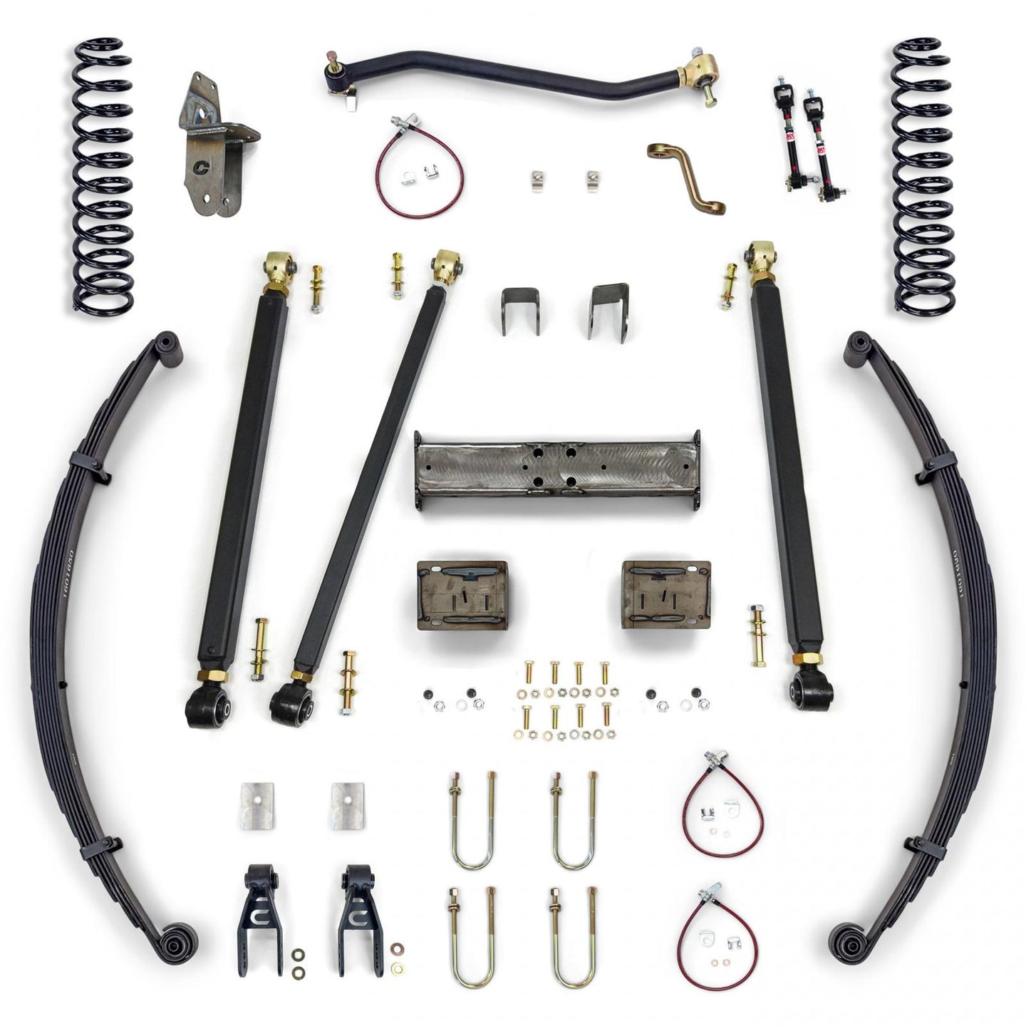 Jeep Cherokee 8.0 Inch Pro Series 3 Link Long Arm Lift Kit 1984-2001 XJ Clayton Off Road - Image 1