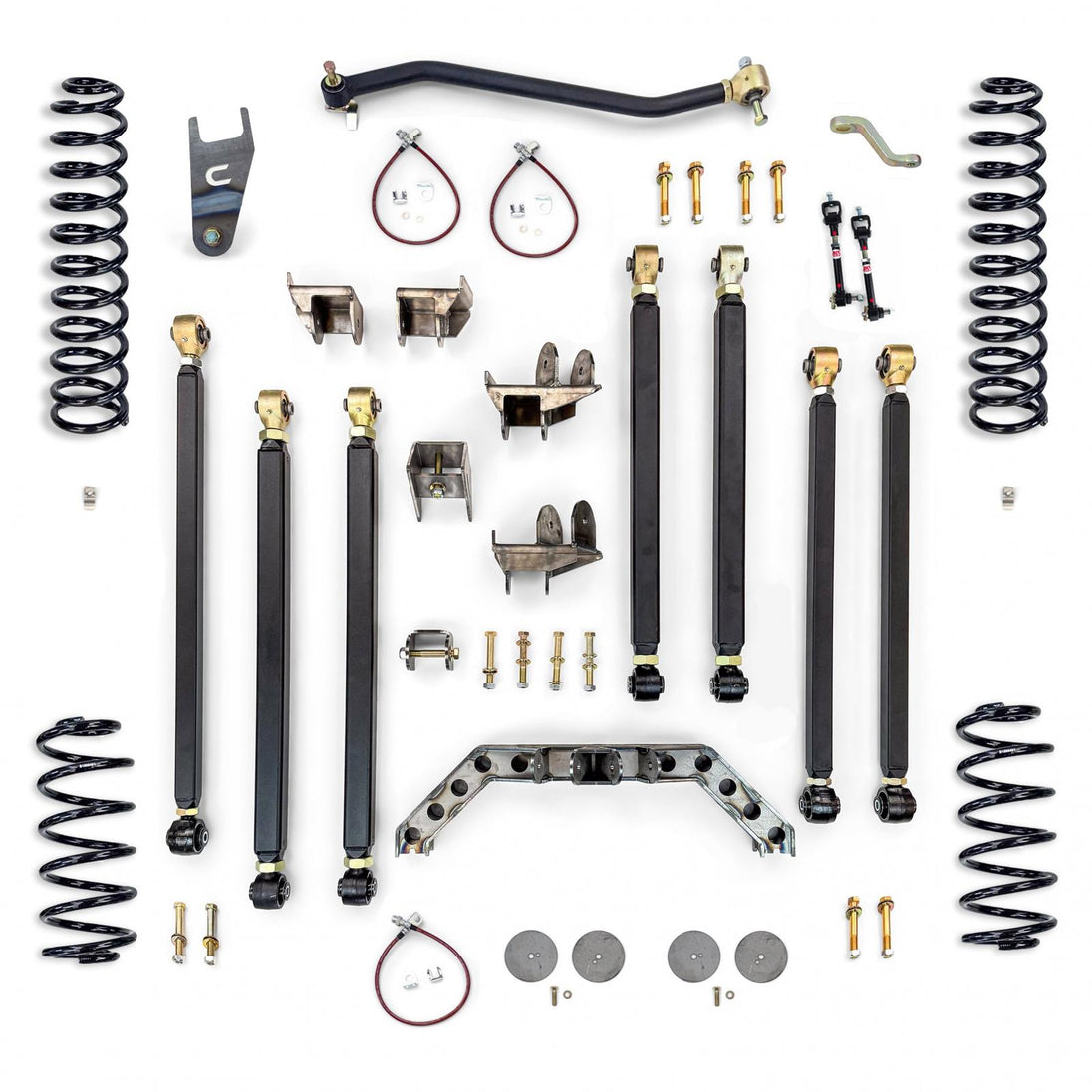Jeep Wrangler 4.0 Inch Pro Series 3 Link Long Arm Lift Kit 1997-2006 TJ Clayton Off Road - Image 1
