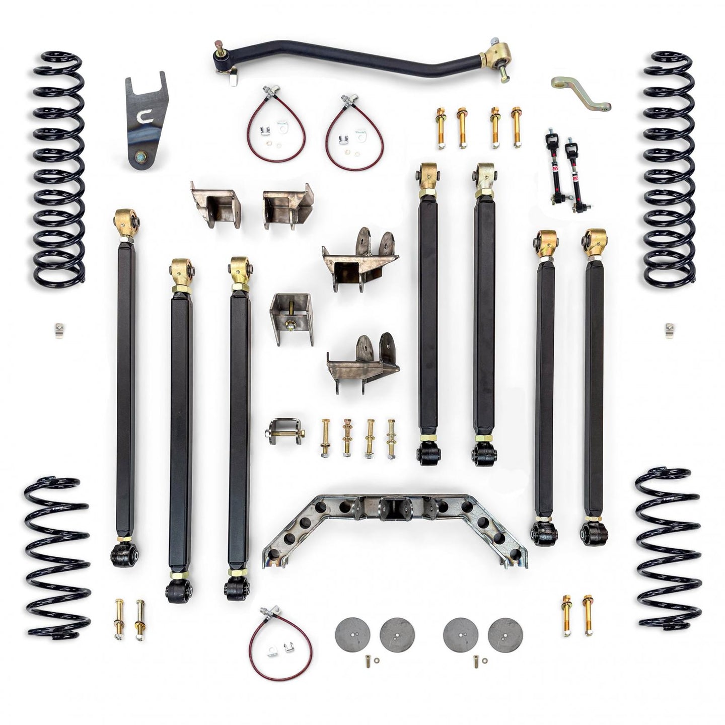 Jeep Wrangler 4.0 Inch Pro Series 3 Link Long Arm Lift Kit 1997-2006 TJ Clayton Off Road - Image 1