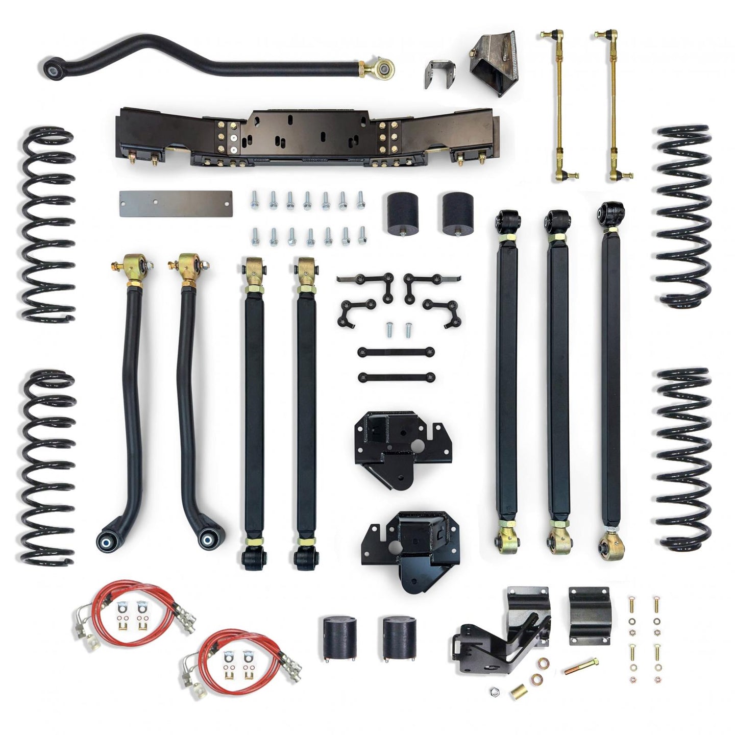 Jeep Wrangler 4.5 Inch Pro Series 3 Link Long Arm Lift Kit 2007-2018 JK Clayton Off Road - Image 1