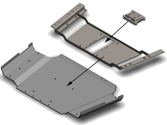 Jeep Wrangler Transfer Case Skid Plate 1997-2006 TJ/LJ Clayton Off Road - Image 3