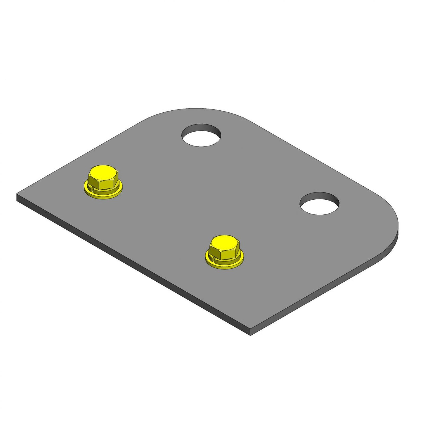 Jeep Wrangler Gas Tank Skid Plate Bracket 2007-2018 JK Clayton Off Road - Image 2