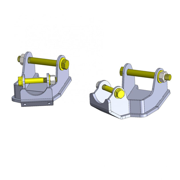 Jeep Wrangler Rear Bolt On Shock Bracket Control Arm Skids 2018+ JL Clayton Off Road - Image 2