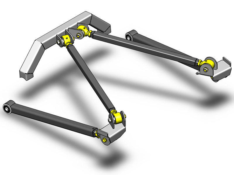 Jeep Wrangler Rear Long Arm Upgrade Kit 1997-2006 TJ Clayton Off Road - Image 2
