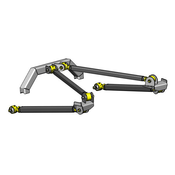 Jeep Wrangler Pro Series Rear Long Arm Upgrade Kit 1997-2006 TJ Clayton Off Road - Image 2