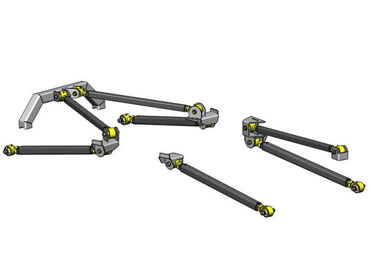 Jeep Wrangler Pro Series Rear Long Arm Upgrade Kit W/5 Inch Stretch 1997-2006 TJ Clayton Off Road - Image 2