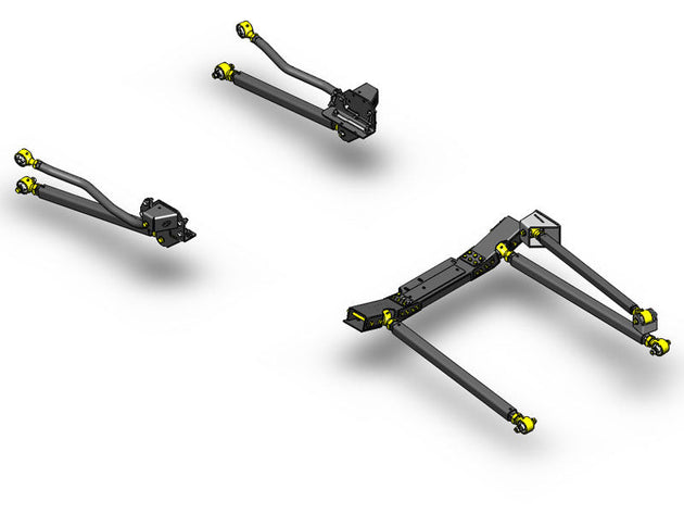 Jeep Wrangler Pro Series 3 Link Long Arm Upgrade Kit 2007-2018 JK Clayton Off Road - Image 2