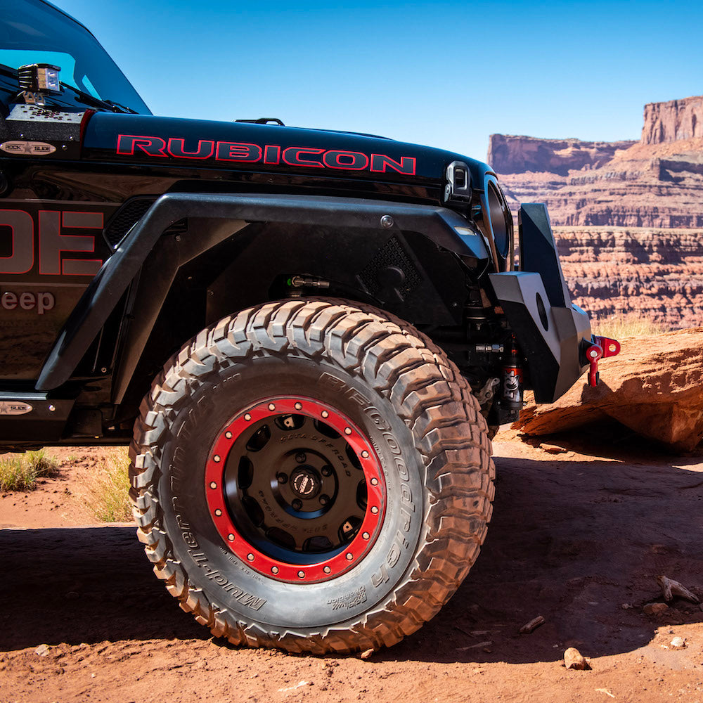 Jeep JL/JT Full Front Bumper For 18-Pres Wrangler JL/Gladiator Rigid Series Complete With Winch Plate Rock Slide Engineering - Image 2