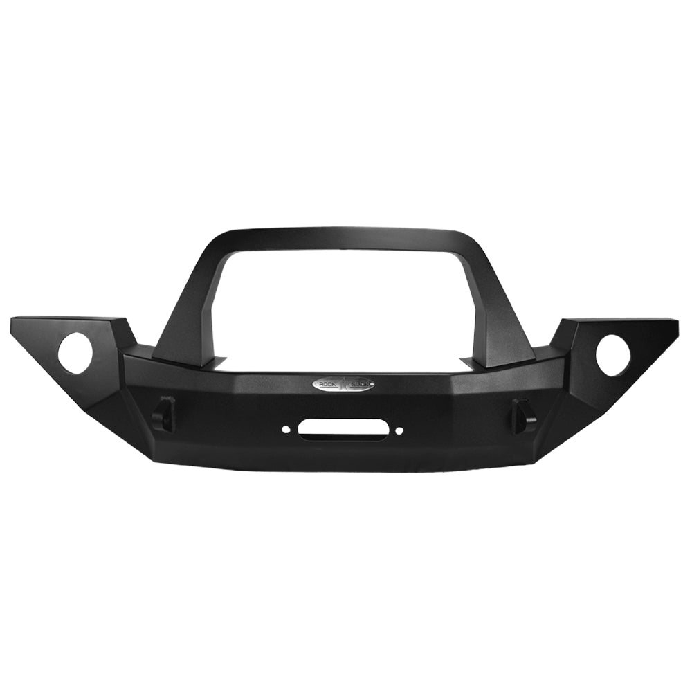 Jeep JL/JT Full Front Bumper For 18-Pres Wrangler JL/Gladiator Rigid Series Complete With Winch Plate Rock Slide Engineering - Image 3