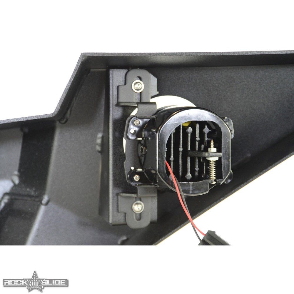 Jeep JL/JT Full Front Bumper For 18-Pres Wrangler JL/Gladiator Rigid Series Complete With Winch Plate Rock Slide Engineering - Image 6