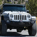Jeep JK Full Front Bumper For 07-18 Wrangler JK With Winch Plate No Bull Bar Black Powdercoated Rigid Series Rock Slide Engineering - Image 6