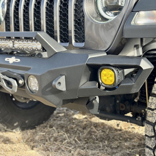 Mid Front Bumper With Winch Plate For 18-25 Jeep Wrangler JL 2-4 Door 20-25 Gladiator Rock Slide Engineering - Image 6