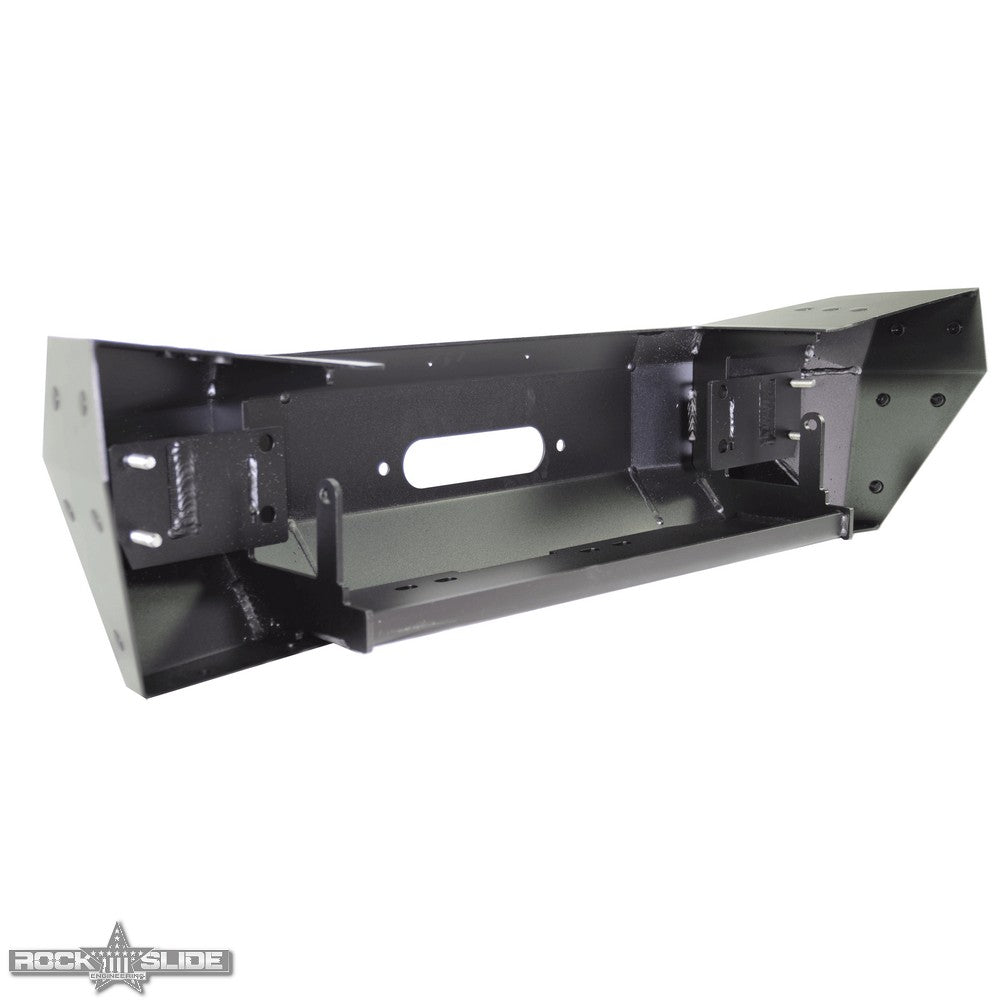 Jeep JK Shorty Front Bumper For 07-18 Wrangler JK Complete With Winch Plate Rigid Series Rock Slide Engineering - Image 6