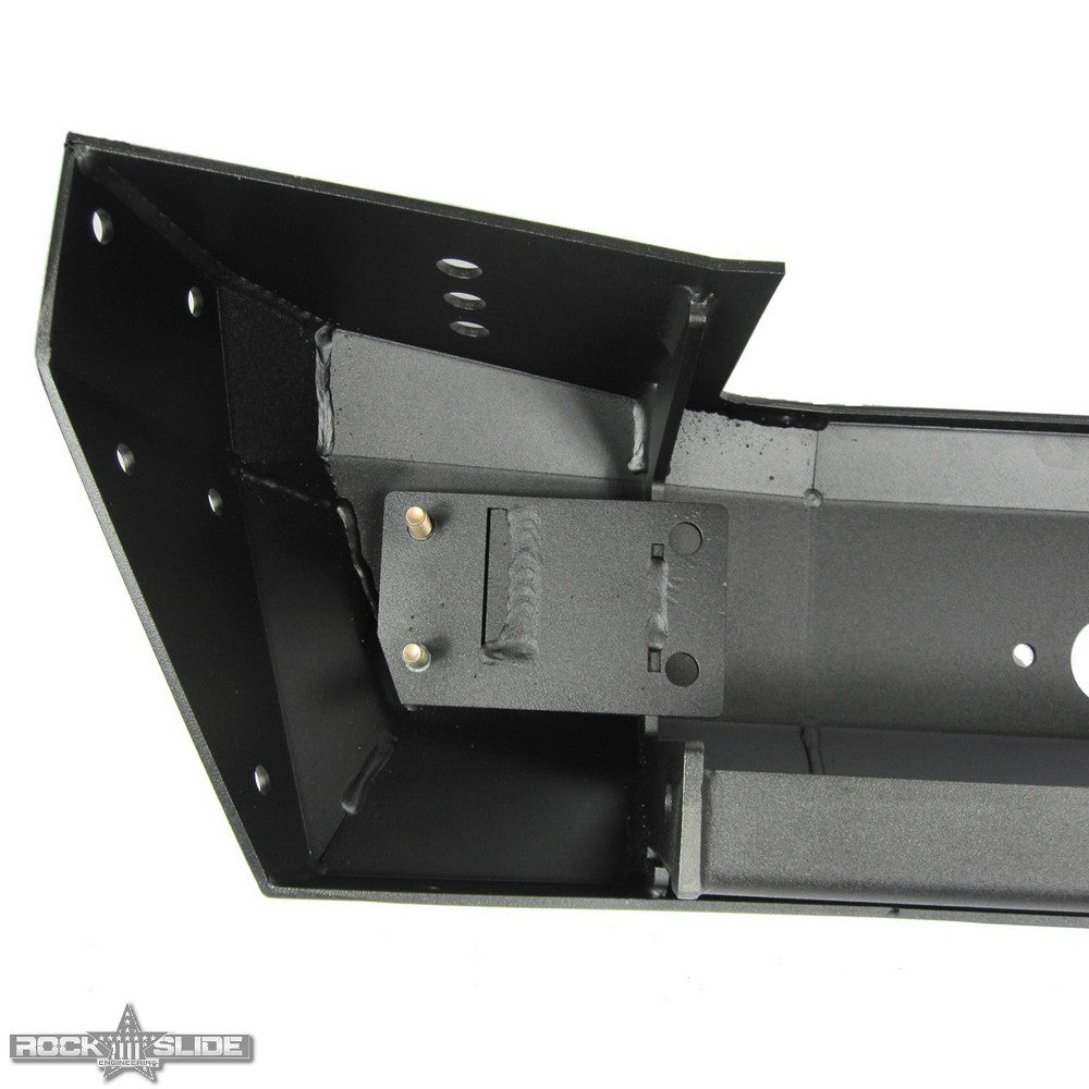 Jeep JL Shorty Front Bumper For 18-Pres Wrangler JL Complete With Winch Plate Rigid Series Rock Slide Engineering - Image 2