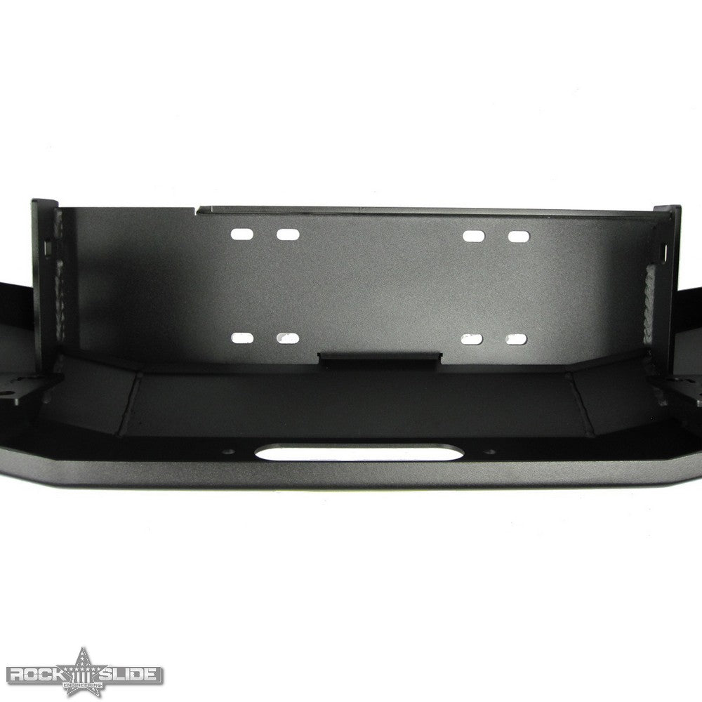 Jeep JL Shorty Front Bumper For 18-Pres Wrangler JL Complete With Winch Plate Rigid Series Rock Slide Engineering - Image 4