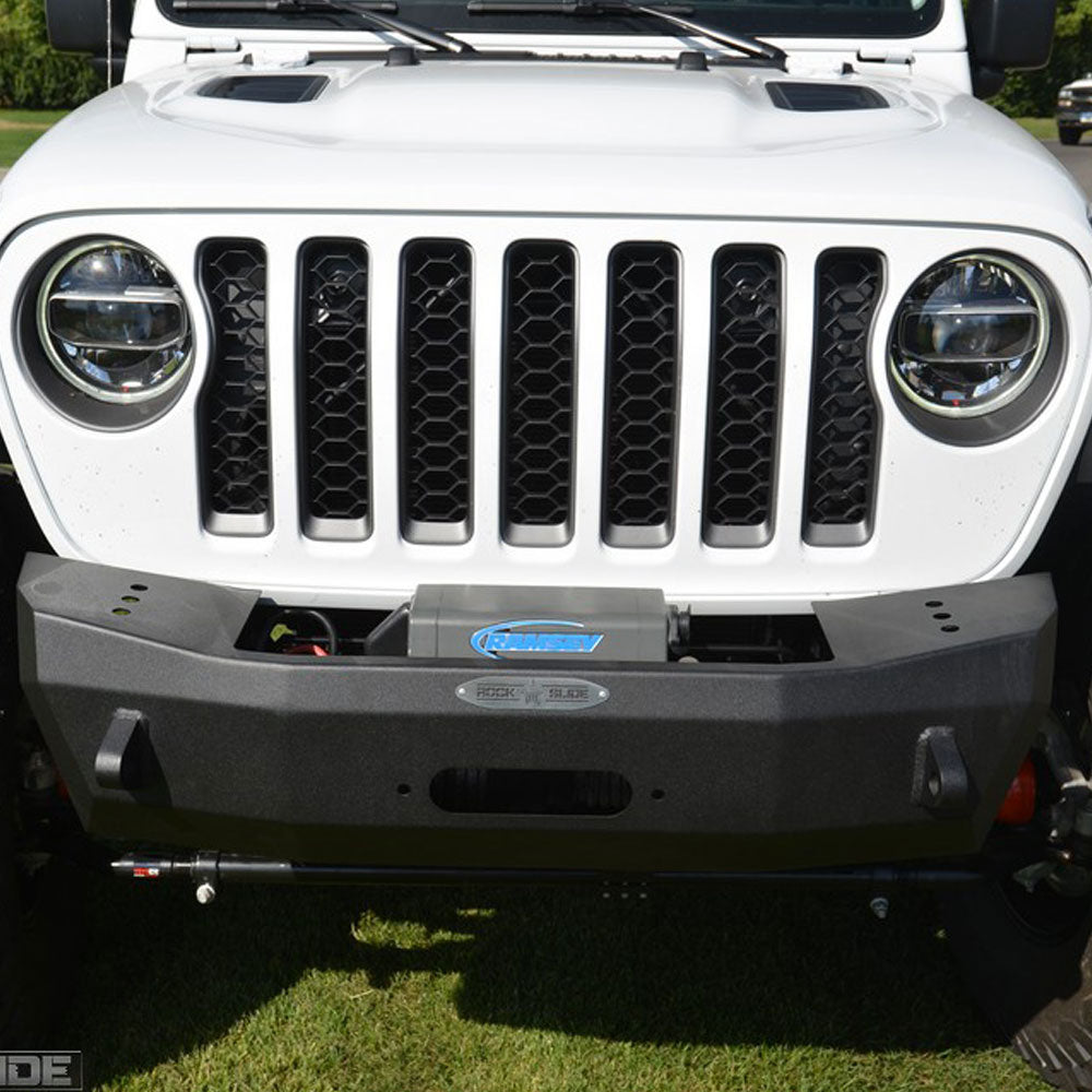 Jeep JL Shorty Front Bumper For 18-Pres Wrangler JL With Winch Plate No Bull Bar Rigid Series Rock Slide Engineering - Image 7