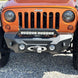 Appalachian Steel Stubby Front Bumper With Winch Plate Wrangler JK Rock Slide Engineering - Image 1