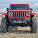 Appalachian Steel Stubby Front Bumper With Winch Plate Wrangler JL and Gladiator JT Rock Slide Engineering - Image 1
