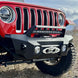 Appalachian Steel Stubby Front Bumper With Winch Plate Wrangler JL and Gladiator JT Rock Slide Engineering - Image 4