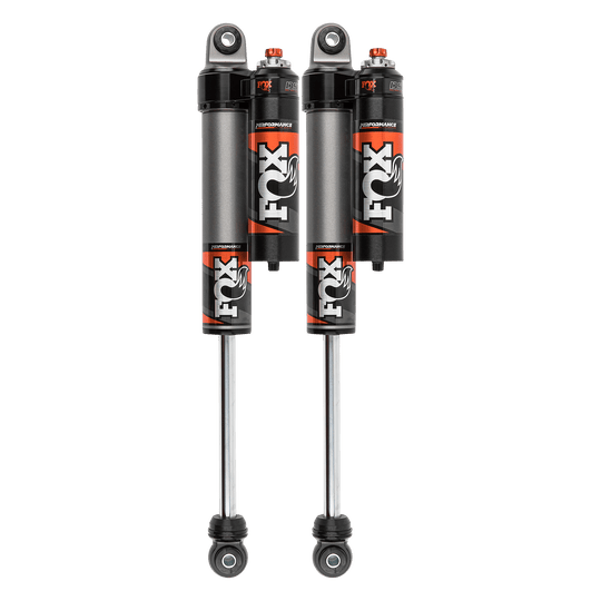 2020-2024 Jeep Gladiator Rear Performance Elite 2.5 Piggback 2-3 Inch Lift Dual Speed Compression Adjuster Fox Offroad Shocks - Image 1