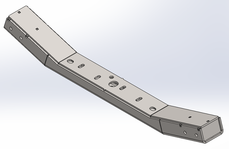 JK HD Crossmember 07-11 Wrangler JK Artec Industries - Image 1