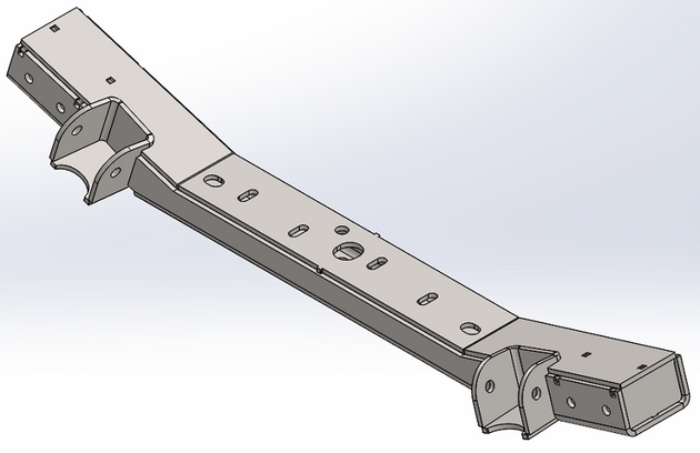 JK HD Crossmember W/Link Mounts 07-11 Wrangler JK Artec Industries - Image 1