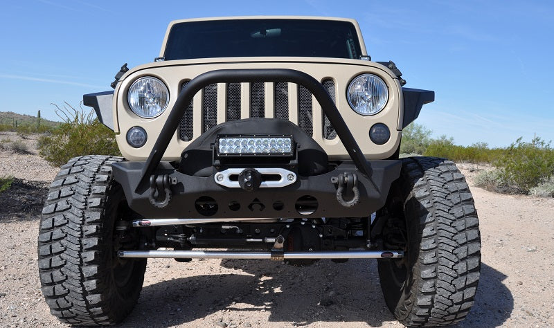 NightHawk Jeep JK Front Bumper W/Mid Tube Stinger Artec Industries - Image 2