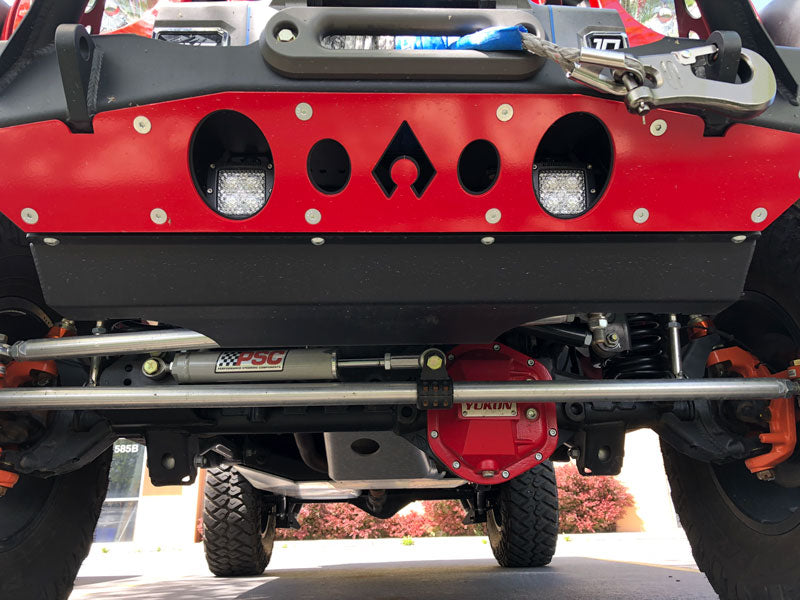 JK Nighthawk Front Bumper Swaybar Disconnect Skid Artec Industries - Image 3
