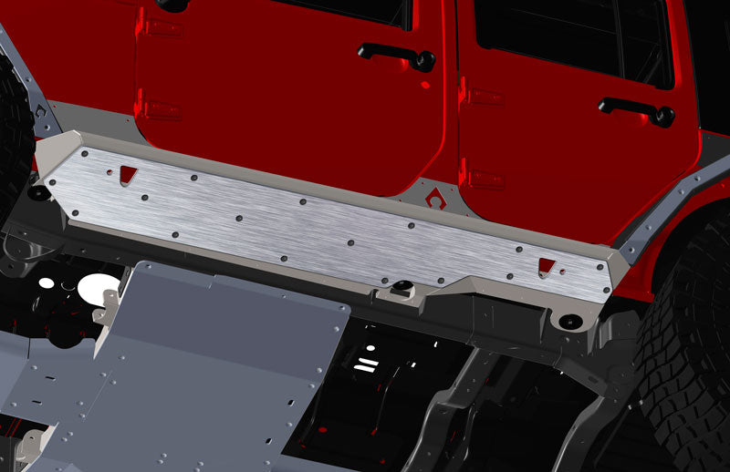 JK Nighthawk Front Bumper Swaybar Disconnect Skid Artec Industries - Image 4