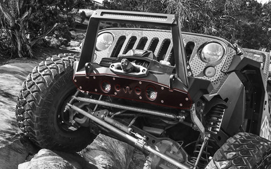 Jeep JK Front Bumper Rock Guard 07-18 Wrangler JK Aluminum Artec Industries - Image 2