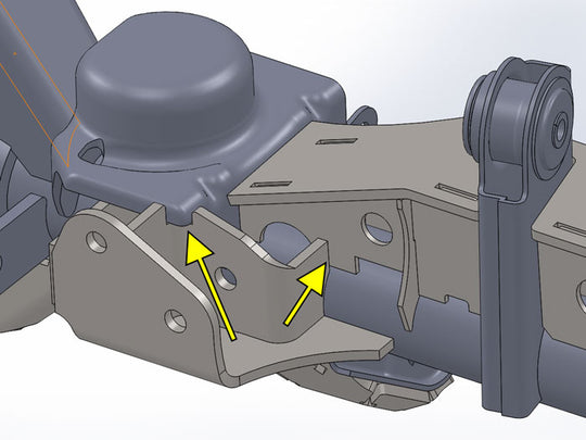 JK Heavy Duty Stock Tracbar Bracket Artec Industries - Image 2