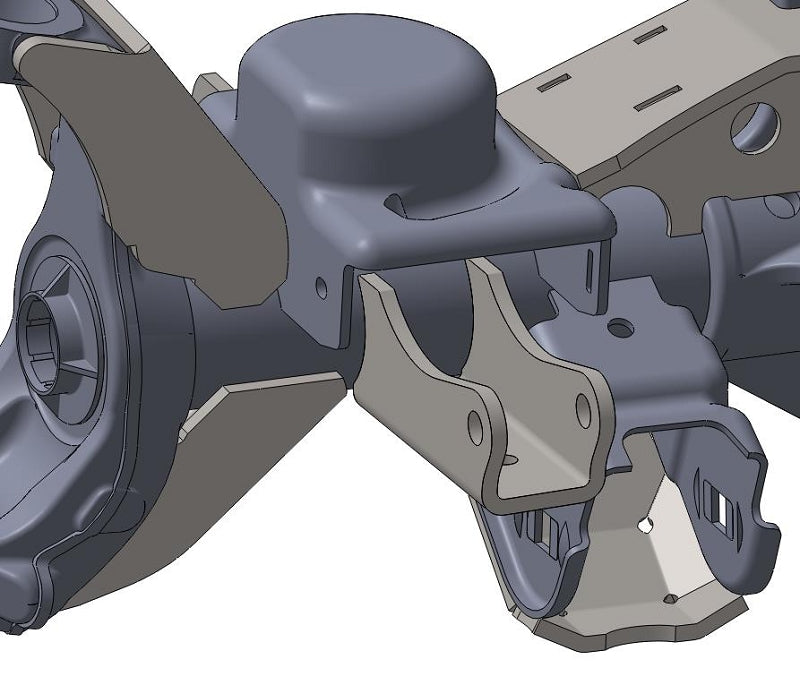 JK Front Axle Shock Mounts Artec Industries - Image 1