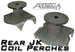Rear JK Coil Perches And Retainers Pair  Artec Industries - Image 1