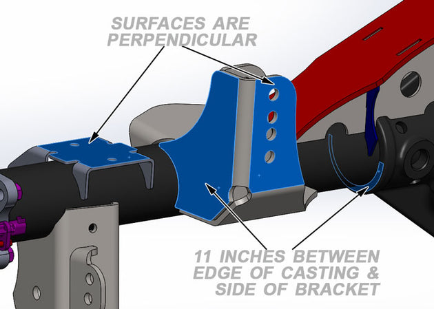 JK Rear Tracbar Bracket Artec Industries - Image 2