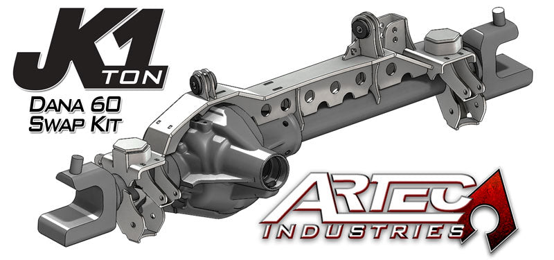 JK 1 Ton Front Dana 60 Swap Kit W/Daystar Bushings Artec Industries - Image 4