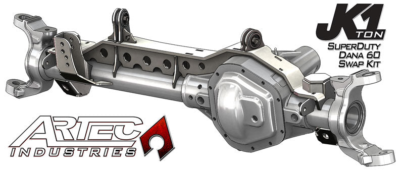 JK 1 Ton Superduty 99-04 Front Dana 60 Swap Kit W/Daystar Bushings Artec Industries - Image 2